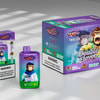 UOR 80k 2 in 1 - Blue Razz Ice & Kiwi Passion Fruit Guava-2