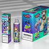 UOR Crystal 12K Disposable Vape with Screen 12000 Puffs Rechargeable Sleek Design with LED Display Kiwi Passion fruit guava