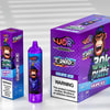 UOR Tornado 30K Puffs Disposable Vape with Screen 30000 Puffs Rechargeable LED Display for Battery & E-Liquid Grape Ice
