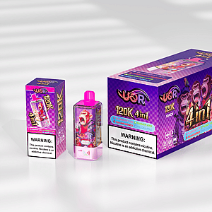 UOR 120K 4 IN 1 – Blueberry Ice & Peach Mango Watermelon & Passion Kiss & Melon Apple