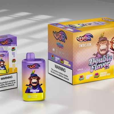UOR 80k 2 in 1 - Grape Ice & Triple Berry Ice-2