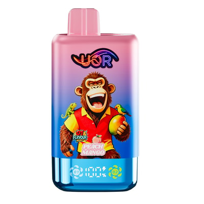 UOR 80k 2 in 1 - Peach Mango & Strawberry Ice-1