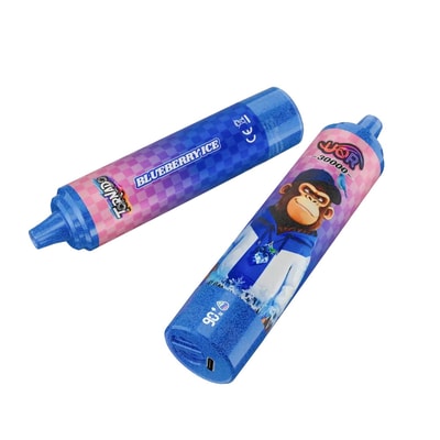UOR Tornado 30K Puffs Disposable Vape with Screen 30000 Puffs Rechargeable LED Display for Battery & E-Liquid Blueberry Ice-1
