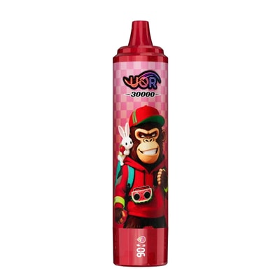 UOR Tornado 30K Puffs Disposable Vape with Screen 30000 Puffs Rechargeable LED Display for Battery & E-Liquid Strawberry watermelon-2